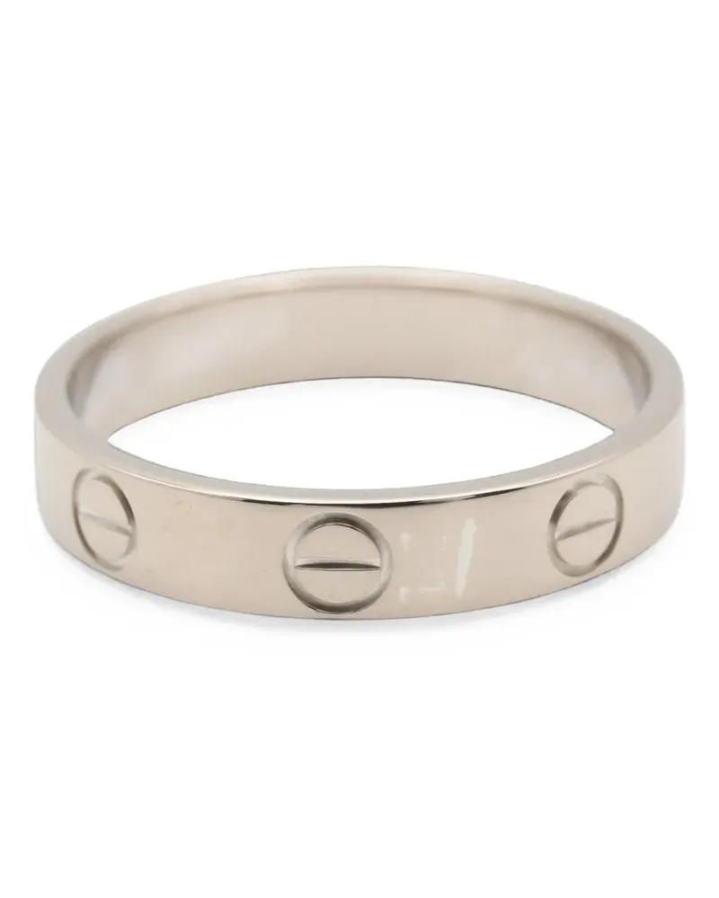 Cartier 2010s mini Love ring - Silber Silber
