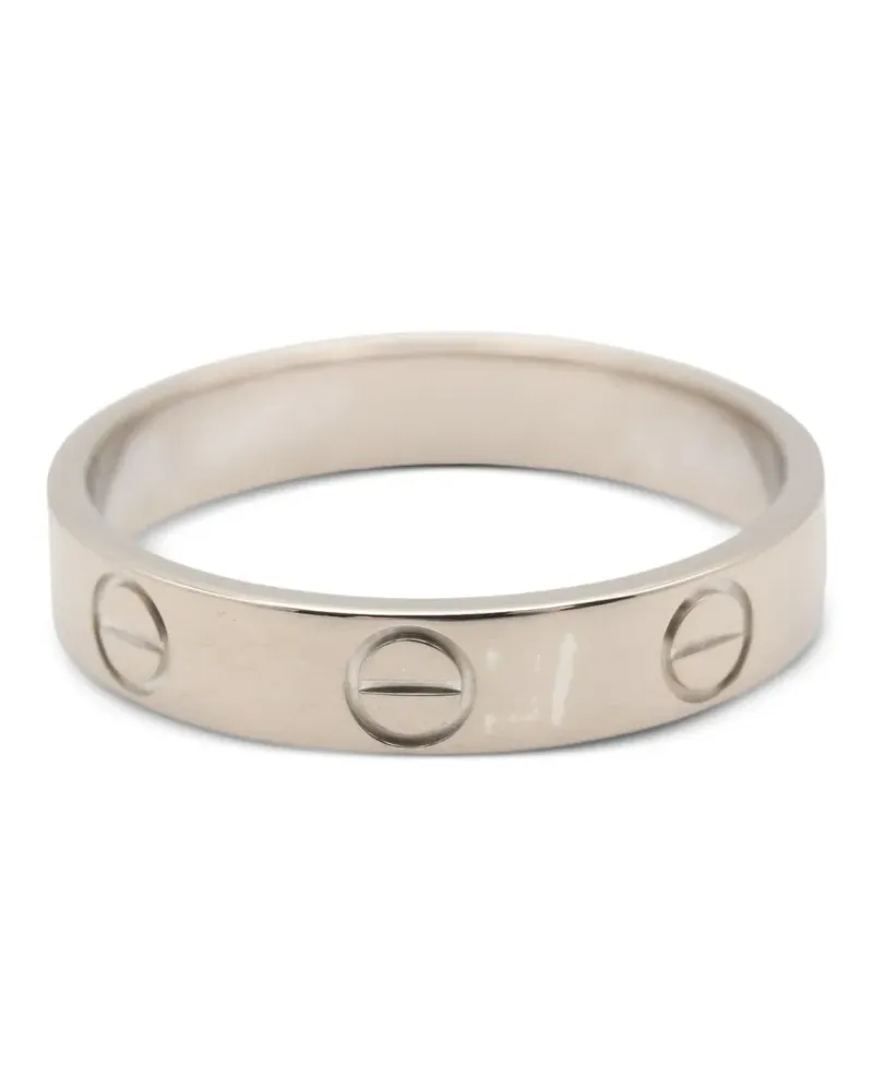 Cartier 2010s mini Love Ring - Silber Silber