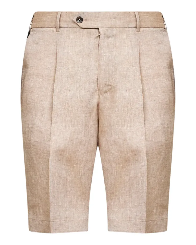 PT TORINO pressed-crease shorts - Nude Nude