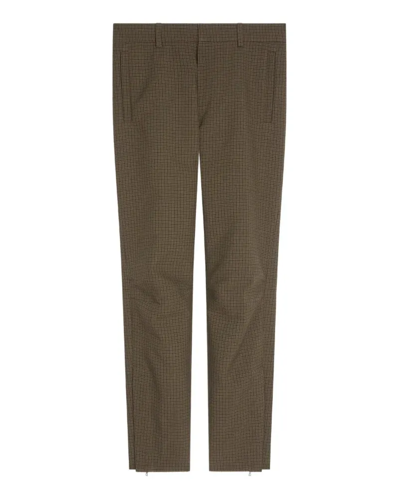 Dries van Noten Hose mit Vichy-Karo - Braun Braun