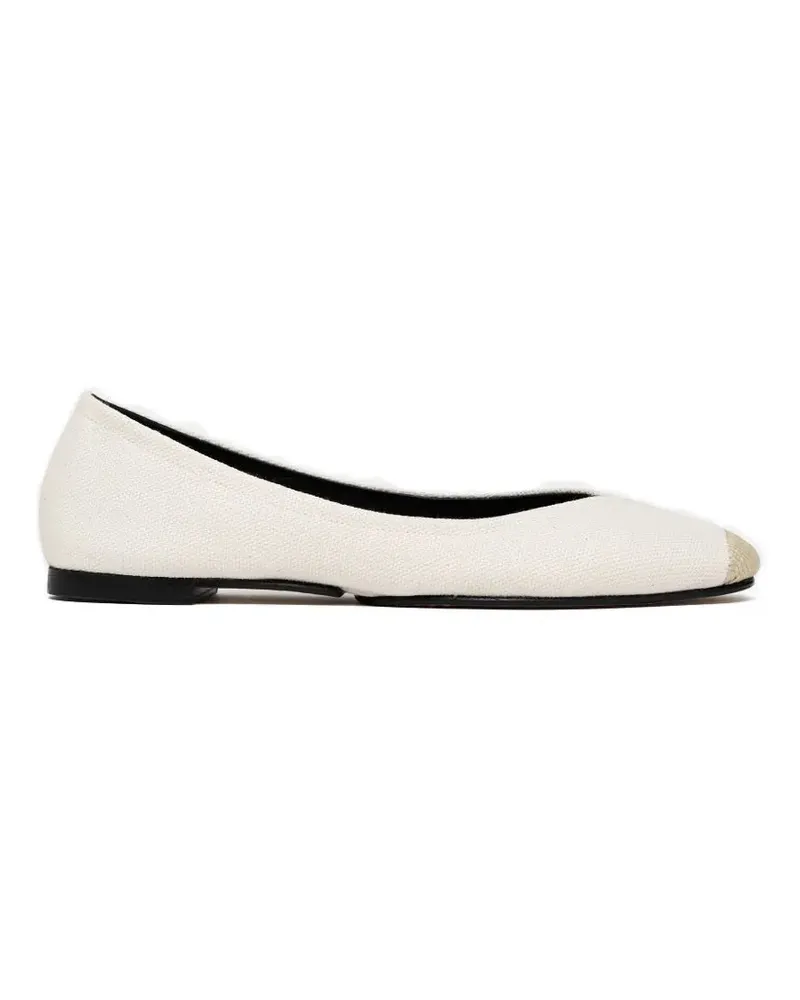 Jacquemus toe-detail ballet flats - Nude Nude