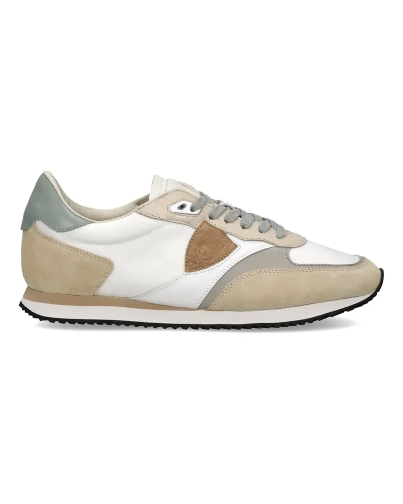 Philippe Model Blville Sneakers mit Einsätzen - Weiß Weiß