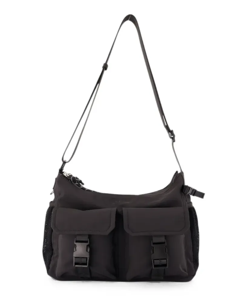 A.P.C. Trek front-pockets shoulder bag - Schwarz Schwarz