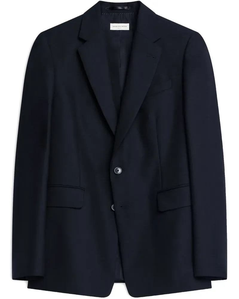 Dries van Noten Klassisches Sakko - Blau Blau