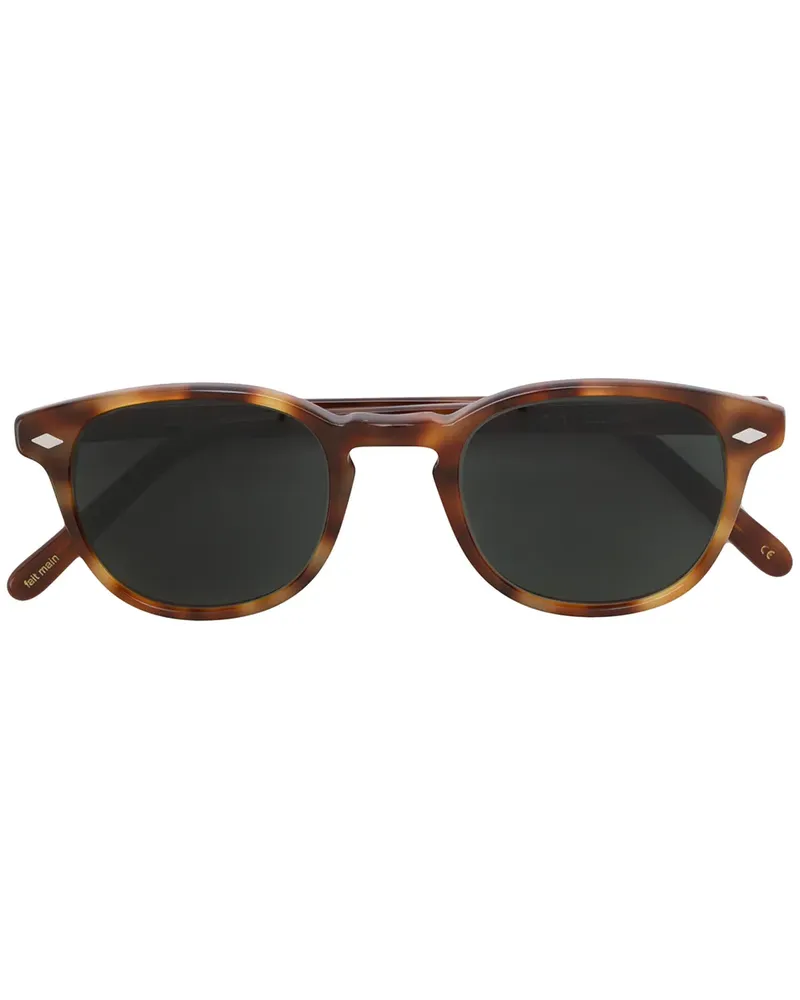 Lesca Sonnenbrille in Schildpattoptik - Braun Braun