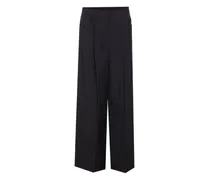 Hose mit Falten - Schwarz