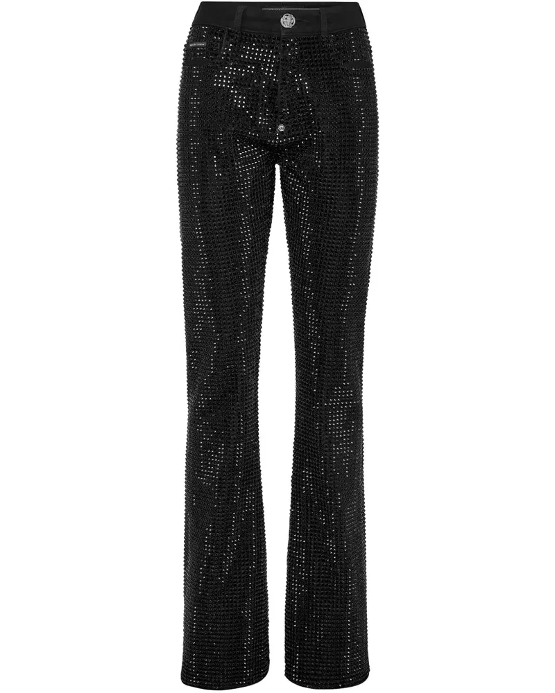 Philipp Plein Ausgestellte Jeans - Schwarz Schwarz