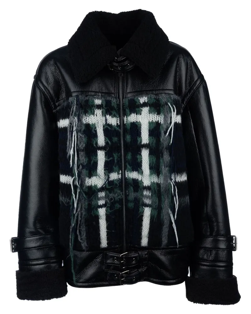 Iceberg Jacke mit Einsätzen - Schwarz Schwarz