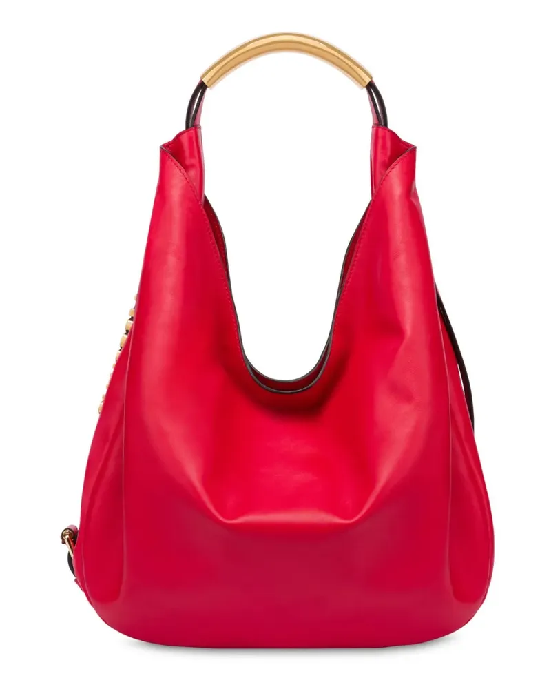 Moschino Große Handle Me Schultertasche - Rot Rot