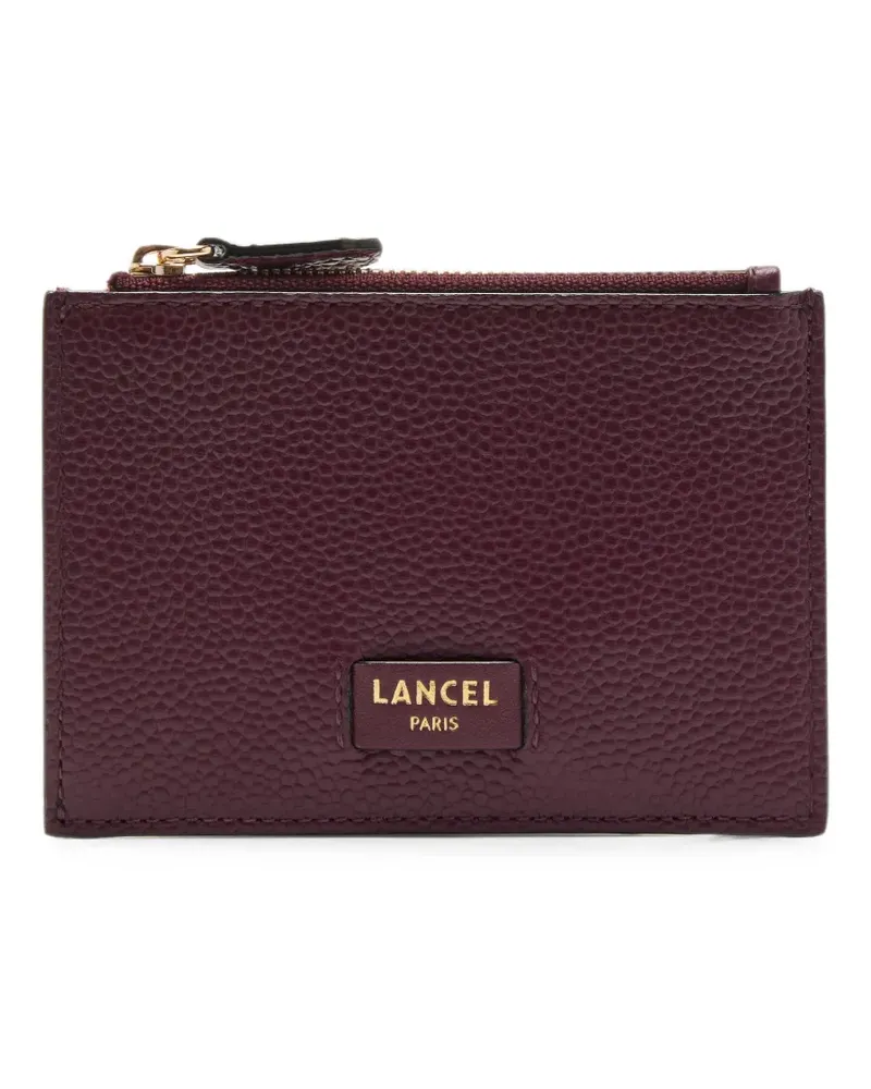 Lancel Ninon grained leather cardholder - Violett Violett