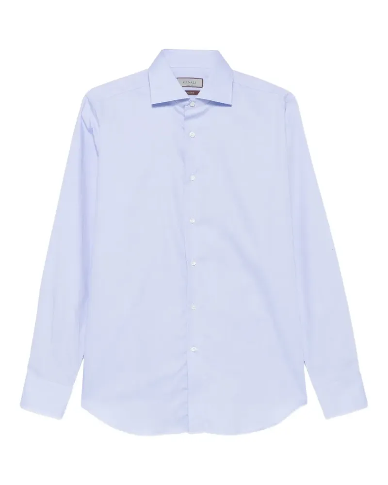 Canali Impeccabile long-sleeve shirt - Blau Blau