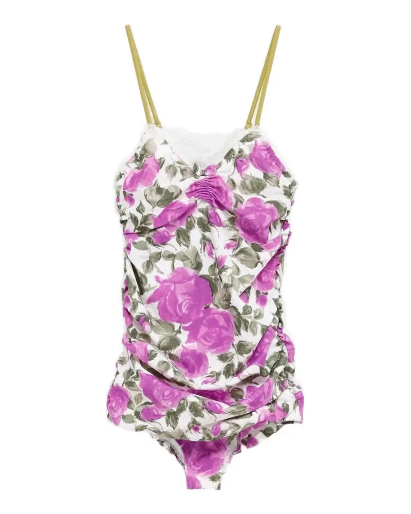 Chloé floral lace bodysuit - Weiß Weiß