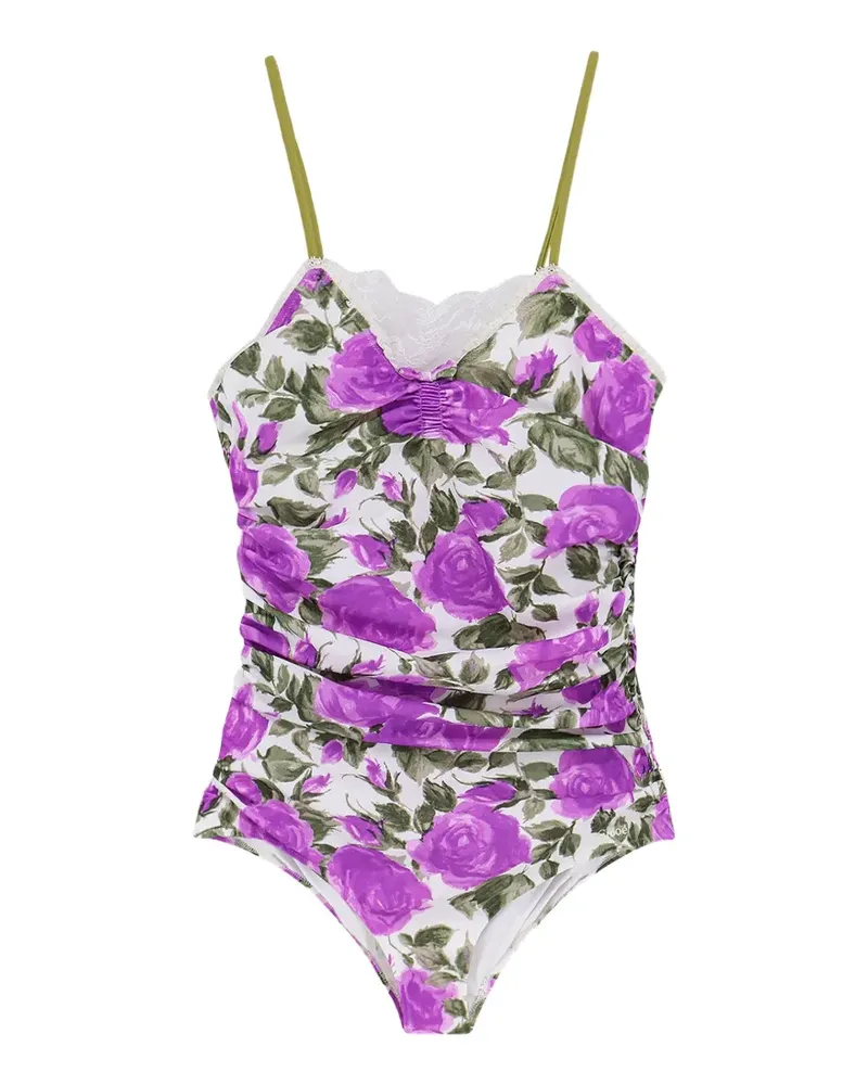 Chloé floral lace bodysuit - Weiß Weiß