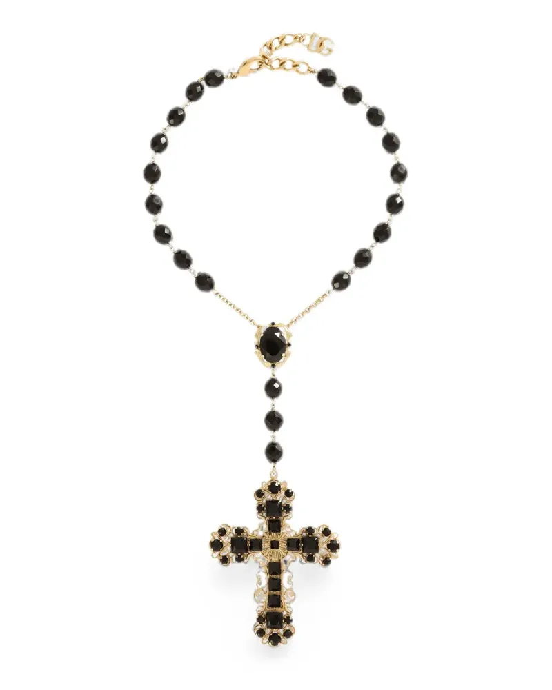 Dolce & Gabbana Kurze Rosary Halskette - Gold Gold