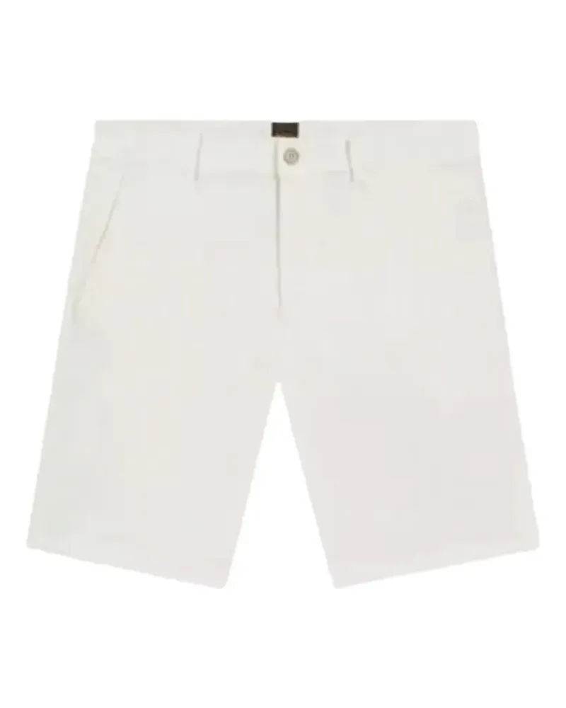 HUGO BOSS slim-fit chino shorts - Weiß Weiß