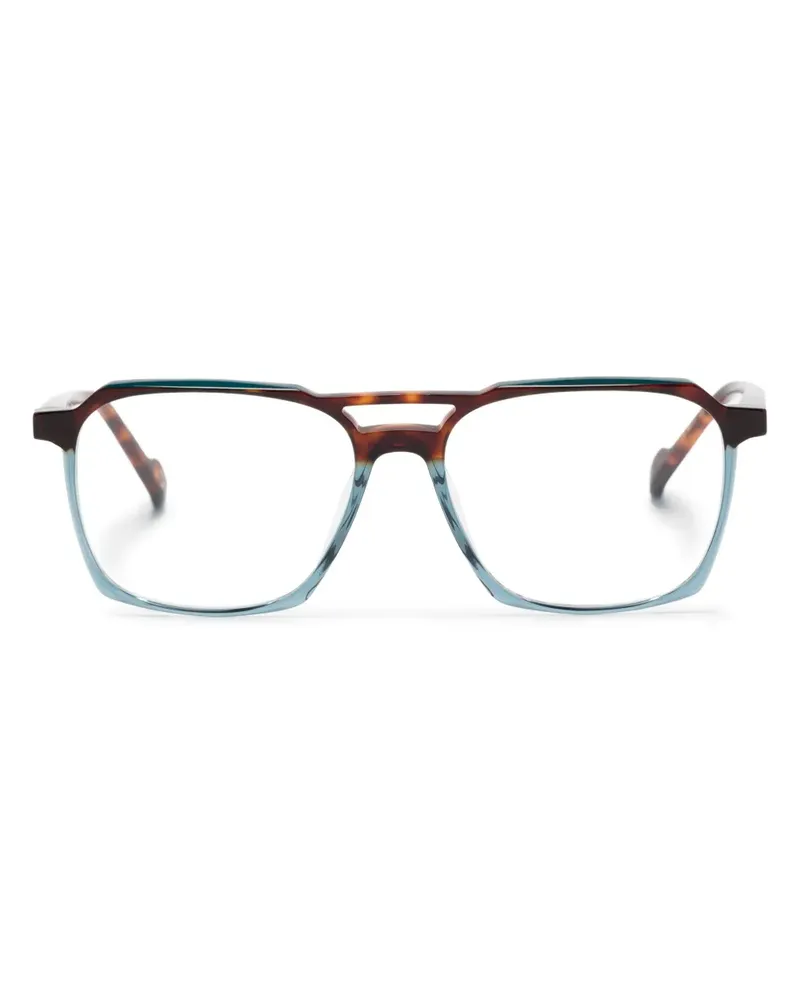 Etnia Barcelona Pablo Brille mit eckigem Gestell - Braun Braun