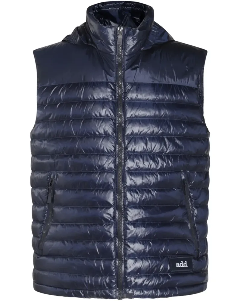 ADD Weste mit Logo-Patch - Blau Blau