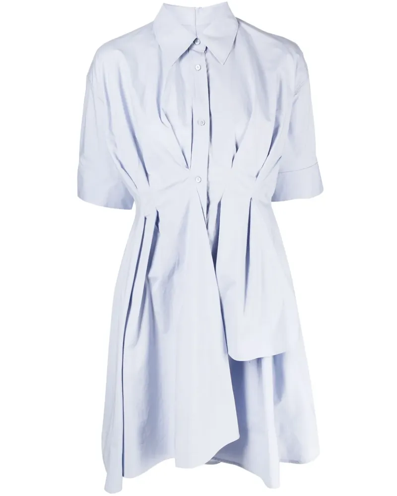 JNBY Asymmetrisches Kleid mit Raffung - Blau Blau