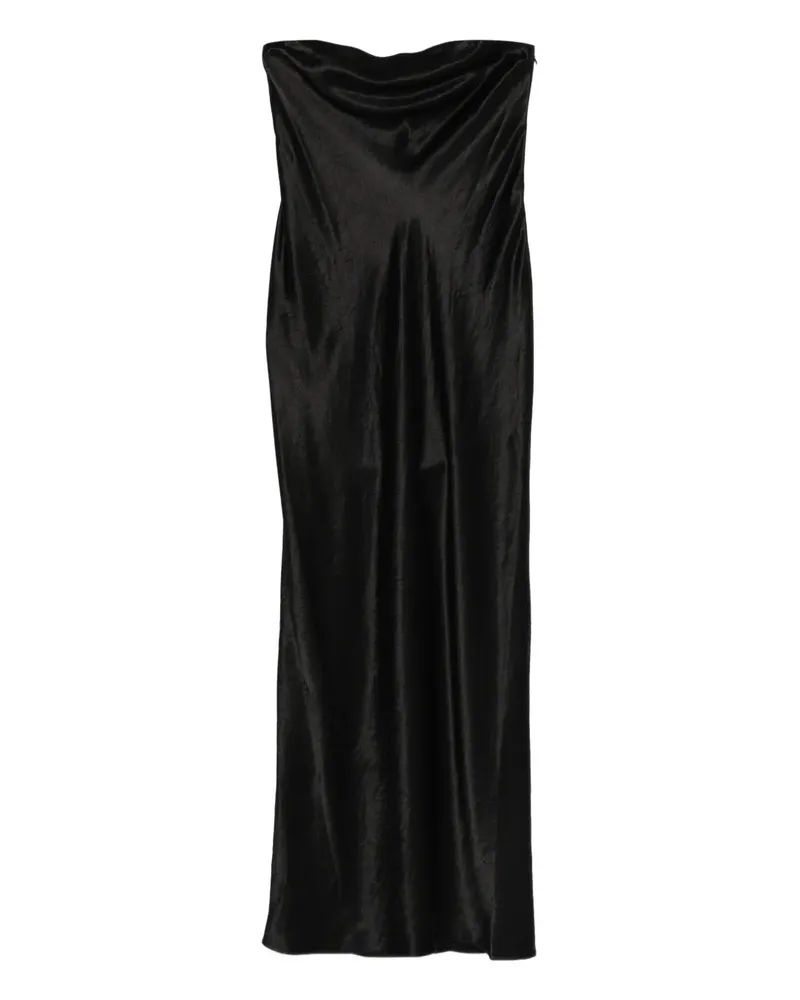 Vince Schulterfreies Maxikleid - Schwarz Schwarz