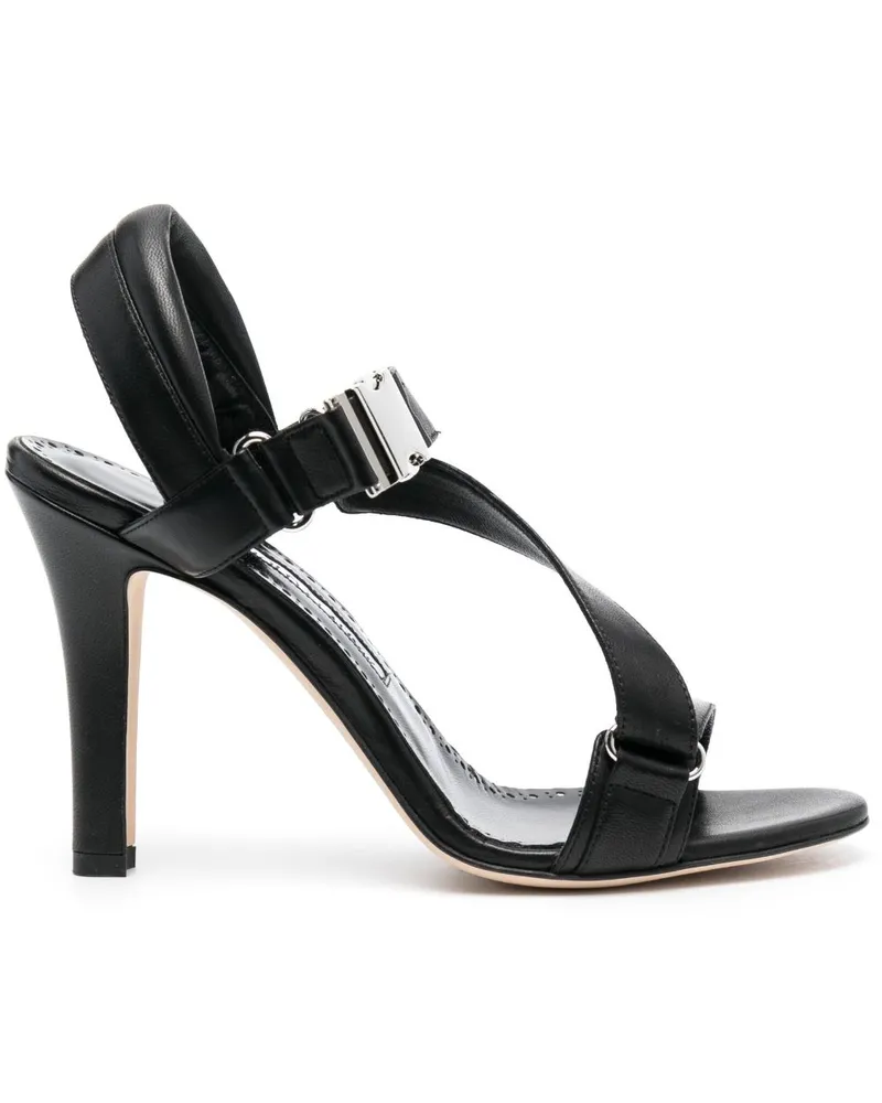 Manolo Blahnik Puxan Sandalen 95mm - Schwarz Schwarz