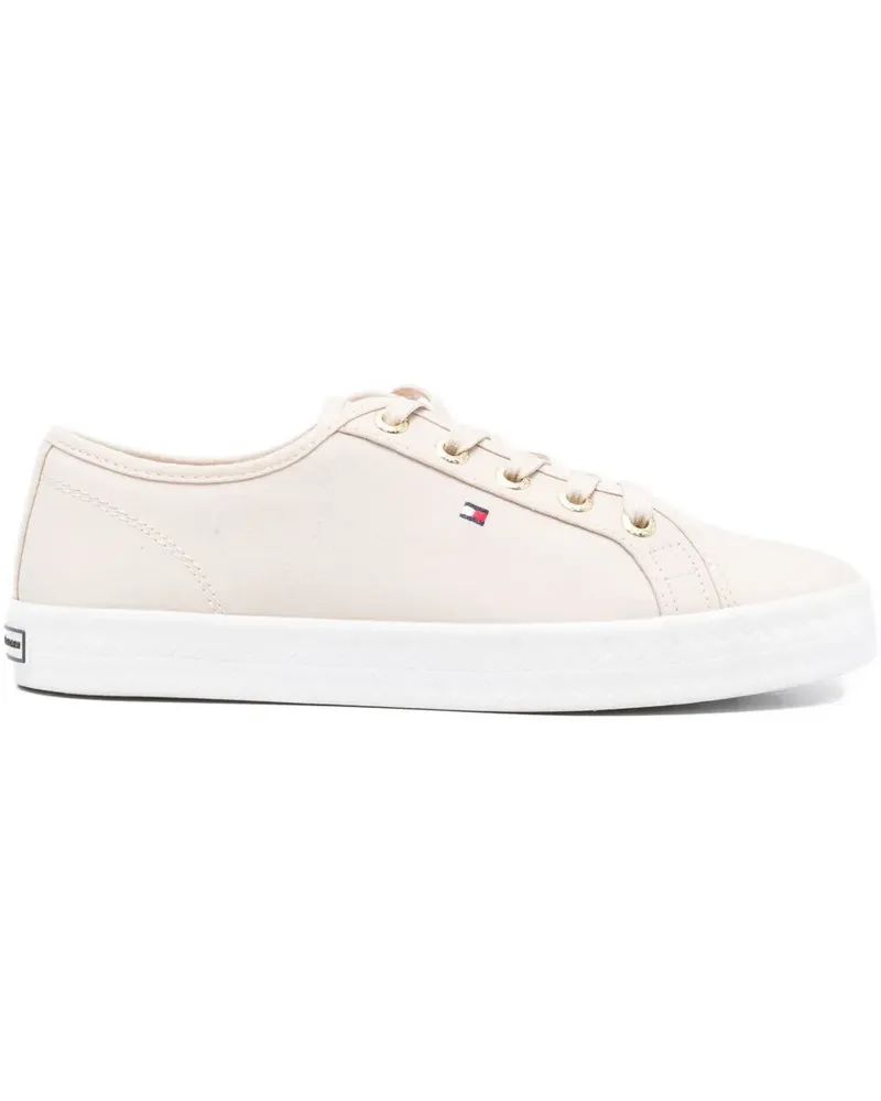 Tommy Hilfiger Sneakers mit Schnürung - Nude Nude