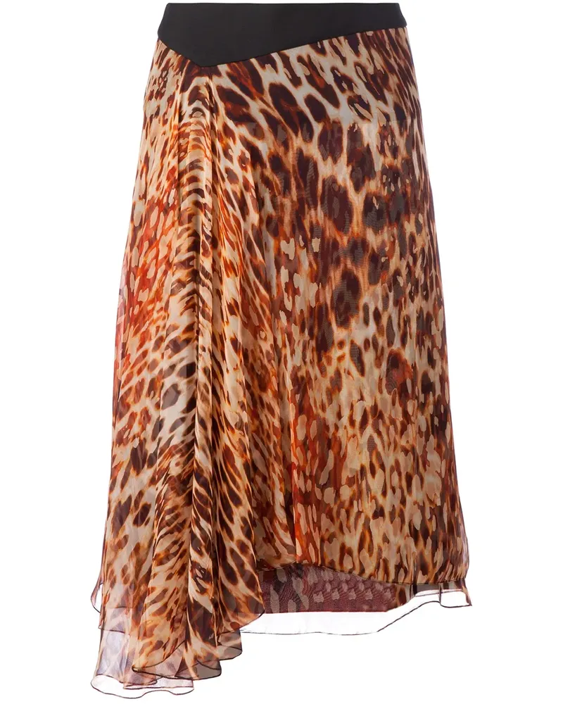 Bouchra Jarrar Seidenrock mit Animal-Print - ANIMALIER Animalier