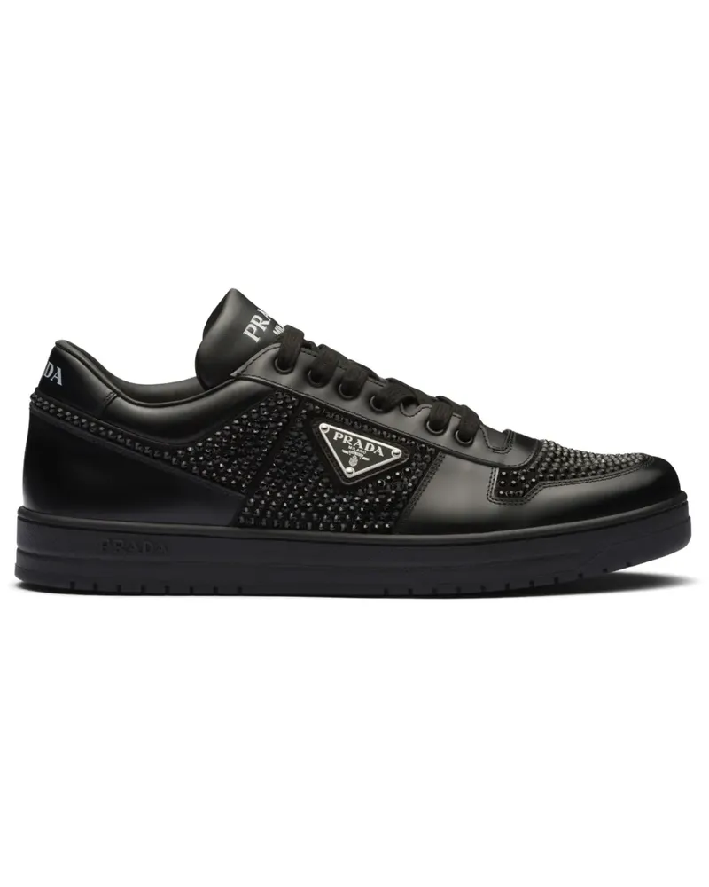 Prada Sneakers mit Kristallen - Schwarz Schwarz
