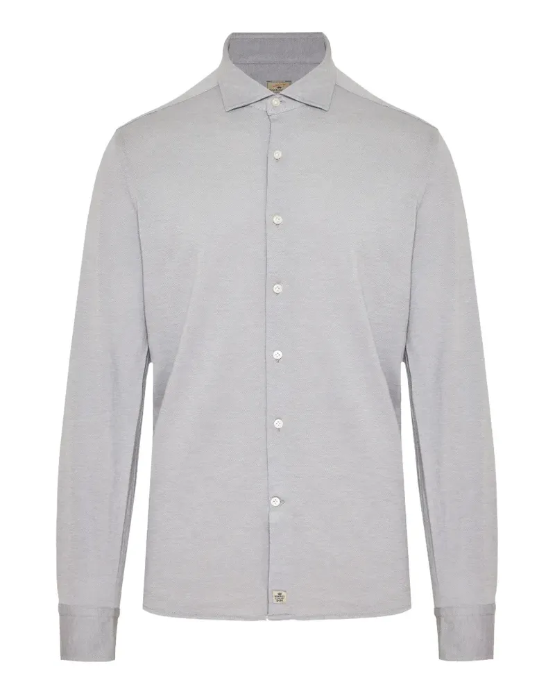 SONRISA piqué-weave long-sleeve shirt - Grau Grau