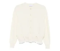 Cardigan mit Spitze - Nude