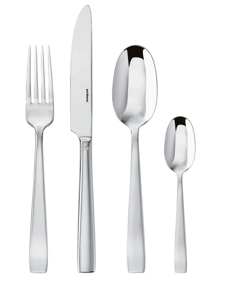 Sambonet 24-teiliges Besteck-Set Silber