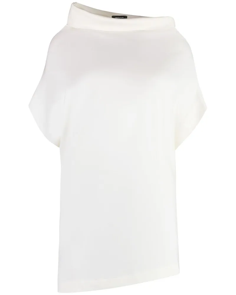 Fabiana Filippi Asymmetrische Bluse - Weiß Weiß