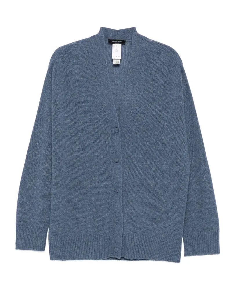 Fabiana Filippi Geknöpfter Cardigan - Blau Blau