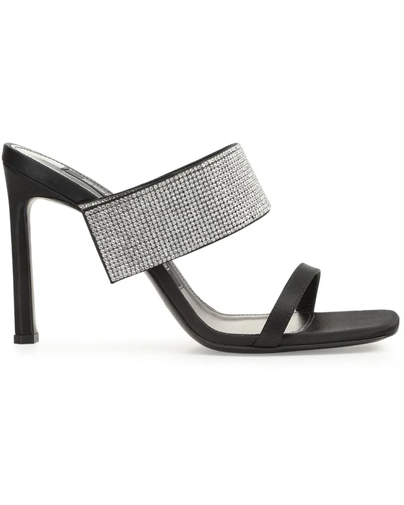 Sergio Rossi Paris Mules 95mm - Schwarz Schwarz