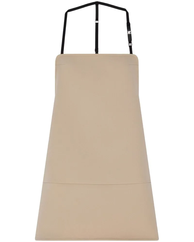 Courrèges Rückenfreies Minikleid - Nude Nude