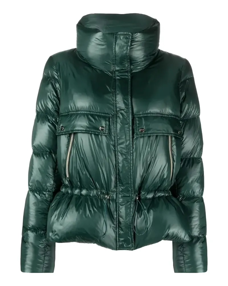 Herno peplum padded jacket - Grün Grün