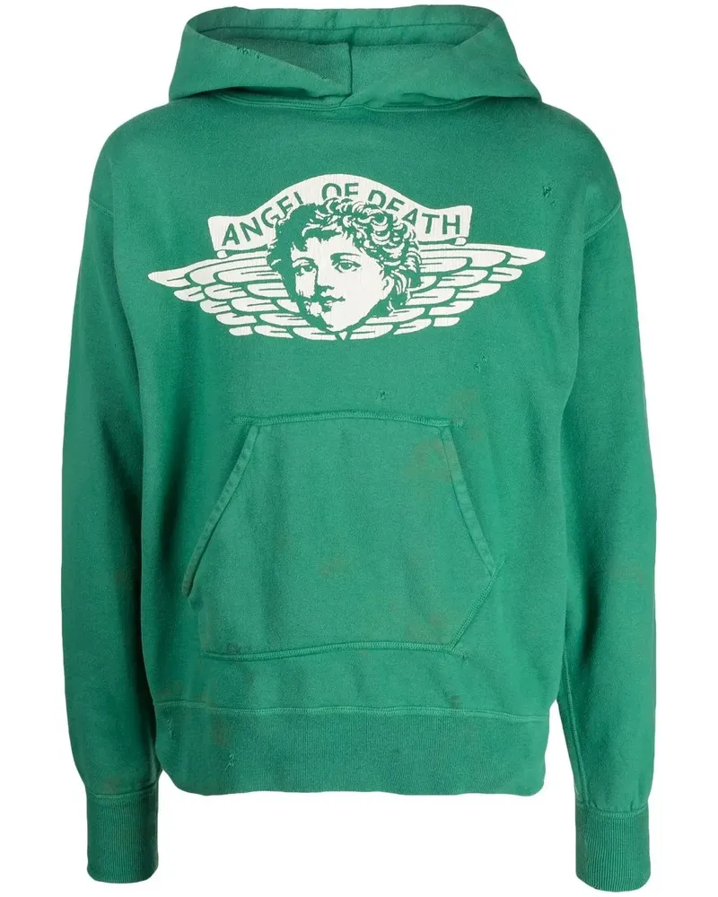SAINT MXXXXXX Angel of Death Hoodie - Grün Grün