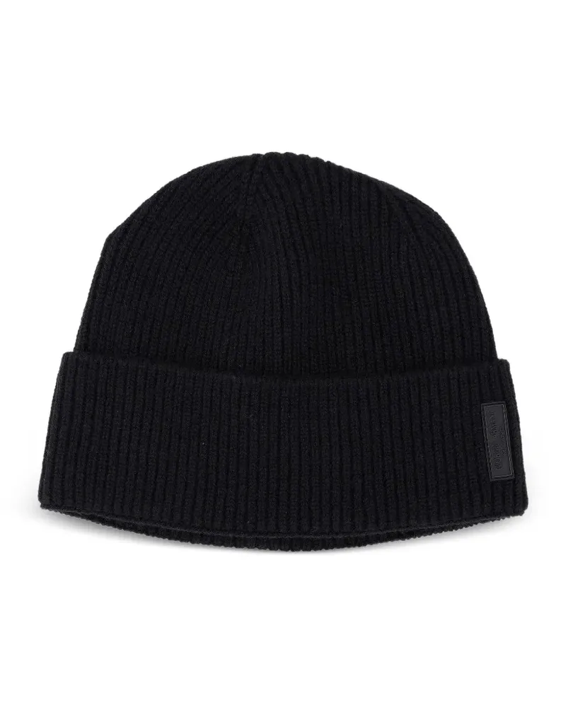 Giorgio Armani Gerippte Beanie aus Kaschmir - Schwarz Schwarz