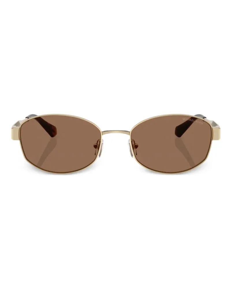 Michael Kors Sonnenbrille mit ovalem Gestell - Gold Gold