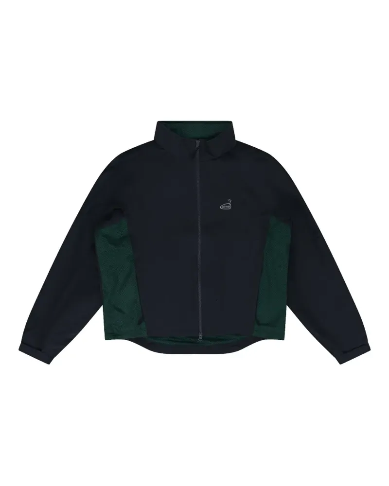 Aimé Leon Dore Golf Nylon Tips logo-print zip-up jacket - Schwarz Schwarz