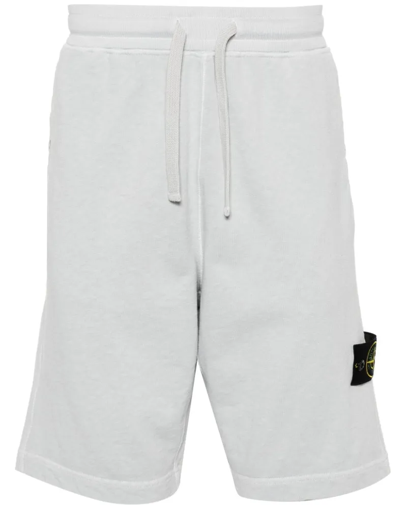 Stone Island Joggingshorts mit Kompass-Patch - Blau Blau