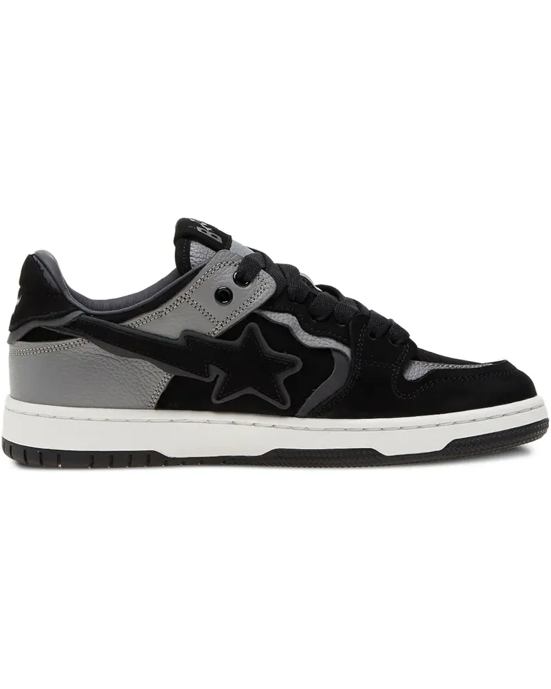 BAPE Sneakers mit Stern-Patch - Schwarz Schwarz