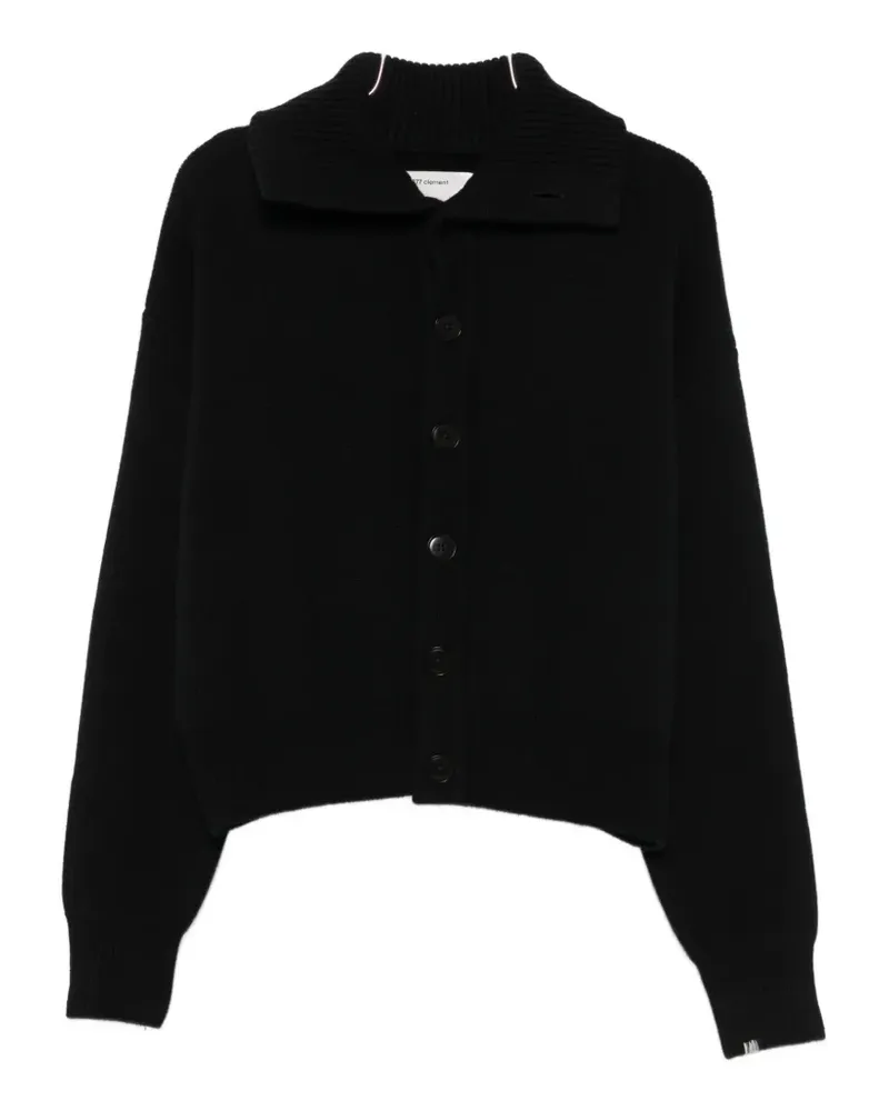extreme cashmere Clement button-up cardigan - Schwarz Schwarz