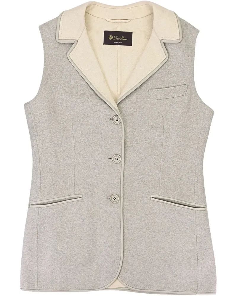 Loro Piana Jools Weste - Grau Grau