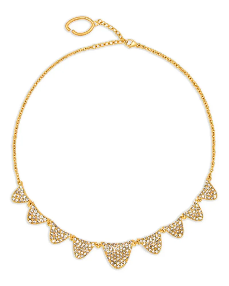 Oscar de la Renta Halskette mit Kristallen - Gold Gold