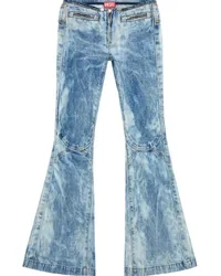 Diesel Jeans mit Reißverschlussdetail Blau