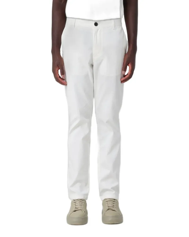 Armani Exchange button-fastening trousers - Weiß Weiß