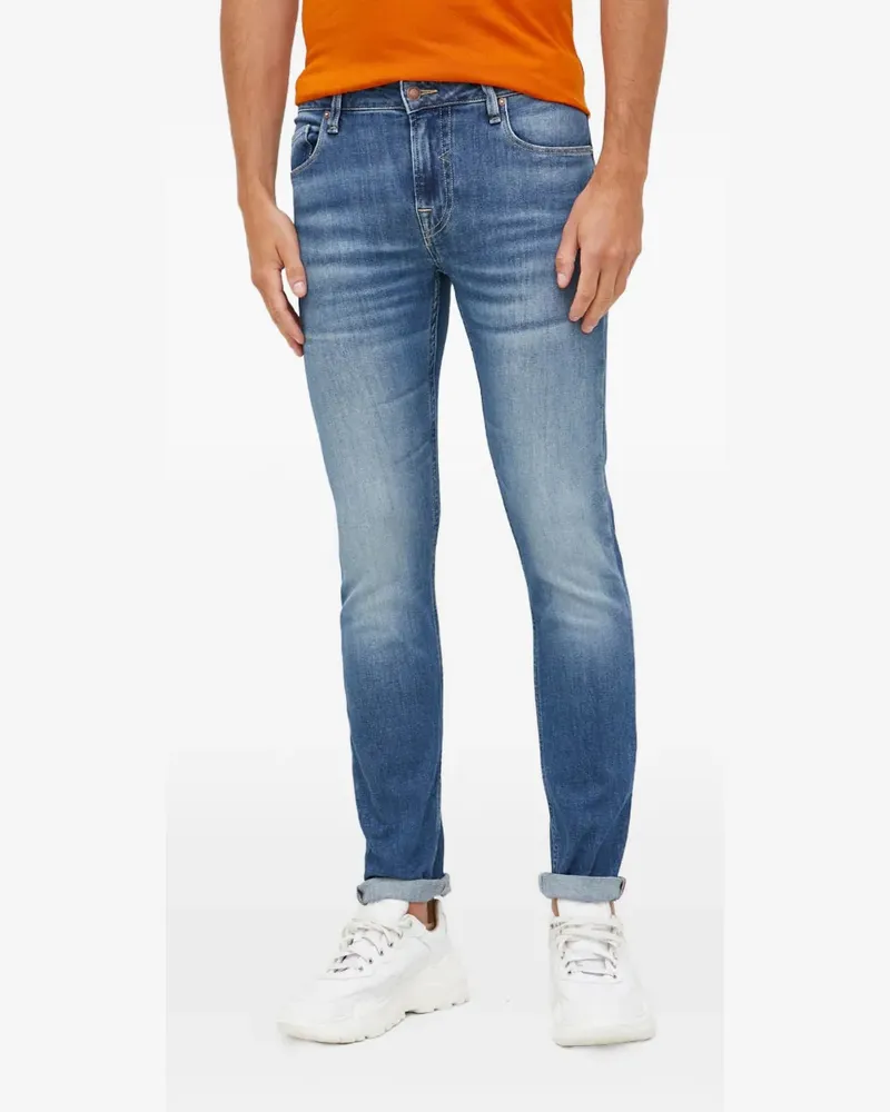 Guess Chris Jeans im Five-Pocket-Design - Blau Blau