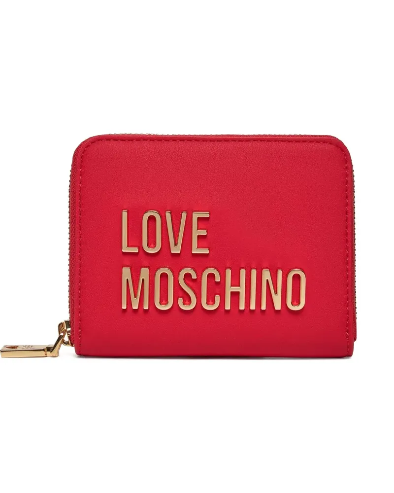Moschino Portemonnaie mit Logo - Rot Rot