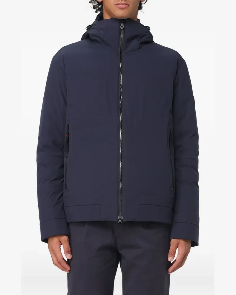 Peuterey hooded zip-up jacket - Blau Blau