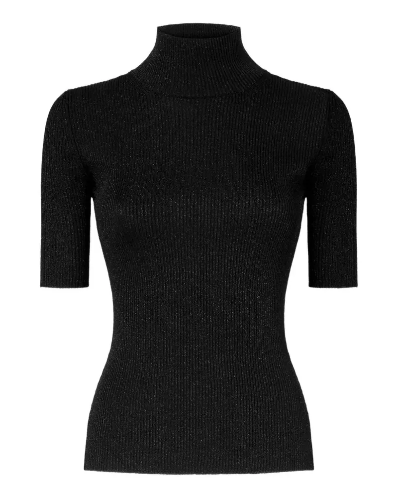 Missoni ribbed-knit high-neck sweater - Schwarz Schwarz